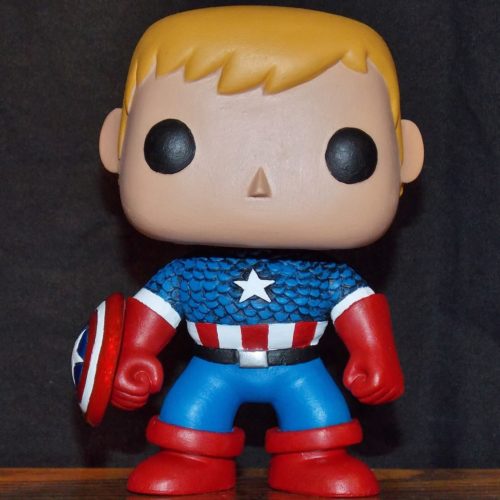 Maskless Captain America Pop! Hero